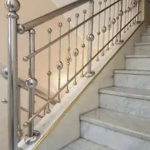 Simple Stainless Steel Grills For Stairs