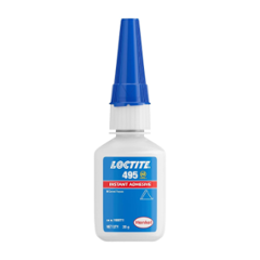Loctite 495 Instant Adhesive 20g, Transparent, General Purpose, Fast Moisture Cure, Bonds Metal, Plastic, Rubber