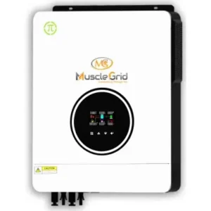 Muscle Grid 6.2kW True & Triple MPPT Hybrid Heavy Duty Pure Sine Wave On/Off-Grid Battery Less Solar Inverter
