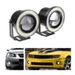 AllExtreme 2 Pcs 3.5 inch 10W White LED Projector Fog Light Set for Car