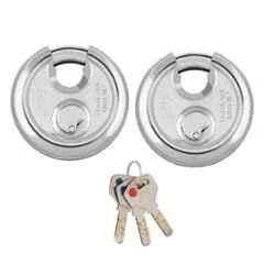 Godrej Duralock Ultra XL+ 90mm Padlock with 3 Common Keys, 4073 (Pack of 2)