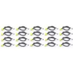 Senkiddpro 24 inch Stainless Steel Black Connection Pipe (Pack of 20)