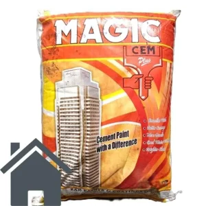 Magic Paints Cem Plus 10kg Dark Grey Matte Finish Decorative Waterproof Cement Paint