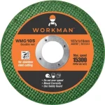 Workman 4 inch Green Double Net Cut off Wheels for Metal & Stainless Steel Cutting, WMG105 (Pack of 50)