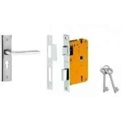 Dorset HL Series Ceto 8 inch Stainless Steel Patina Finish Door Handle Lock Set with KY Mortise Lever Lock
