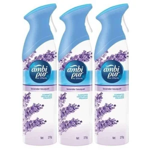 Ambi Pur Air Effect 275g Lavender Air Freshener, (Pack of 3)