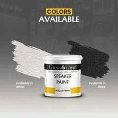 Granotone 5kg Black Roller Grade Speaker Cabinet Texture Coating Paint - Image 4