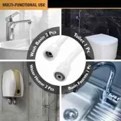 Fastgear 15mm Plastic White Connection Pipe (Pack of 4) - Image 4