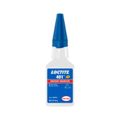 Loctite 401 Instant Adhesive  20g, Transparent, for Plastic, Metal, Wood, Rubber, Leather, Fabric, Fast Bonding, High Strength