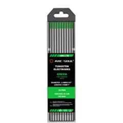 iBELL Arc Soul 2.4mm 175mm 300A Green Tungsten Electrode (Pack of 10)