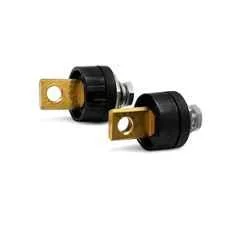 Camel 2 Pcs 35-50mm³ Brass & Rubber Black Machine Cable Connector Set