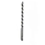 Jon Bhandari Carbon Steel Round with Flats Auger Drill Bit Spiral Wood Drilling Tool (14mm)