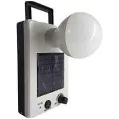 Daybetter 12W White Rechargeable LED Bulb with Solar Panel & Electric Charging for Emergency