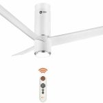 White 1200 mm Orient Aeroslim Fan, 3 Blades, 380 RPM