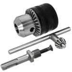 HPD 1.5-13mm Steel Black Drill Chuck with Adaptor