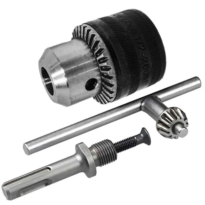 HPD 1.5-13mm Steel Black Drill Chuck with Adaptor