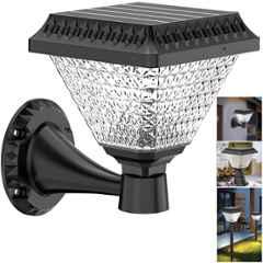 Gigawatts GW-GP01 10W 33 LED ABS Square Solar Gate Pillar Lamp with Remote Control