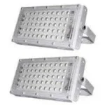 Daybetter 50W Metal White LED Outdoor Waterproof Flood Light (Pack of 2)