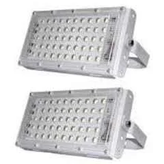 Daybetter 50W Metal White LED Outdoor Waterproof Flood Light (Pack of 2)