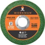 Workman 4 inch Green Double Net Cut off Wheels for Metal & Stainless Steel Cutting, WMG105 (Pack of 100)